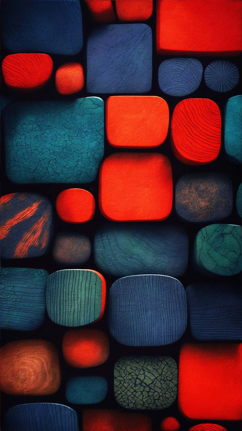 3D Blocks iPhone Wallpaper 4K  iPhone Wallpapers