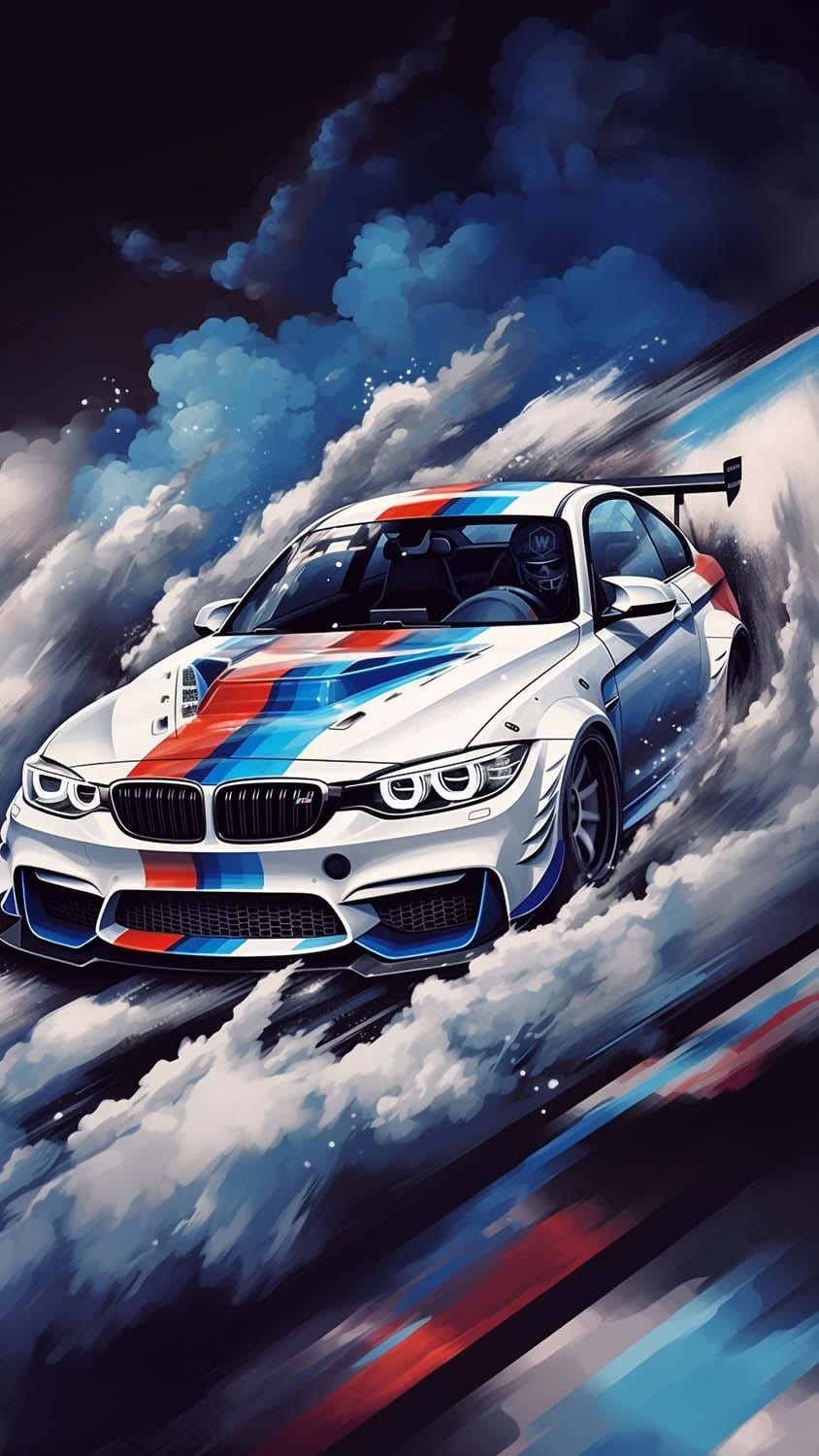BMW Racing iPhone Wallpaper 4K  iPhone Wallpapers