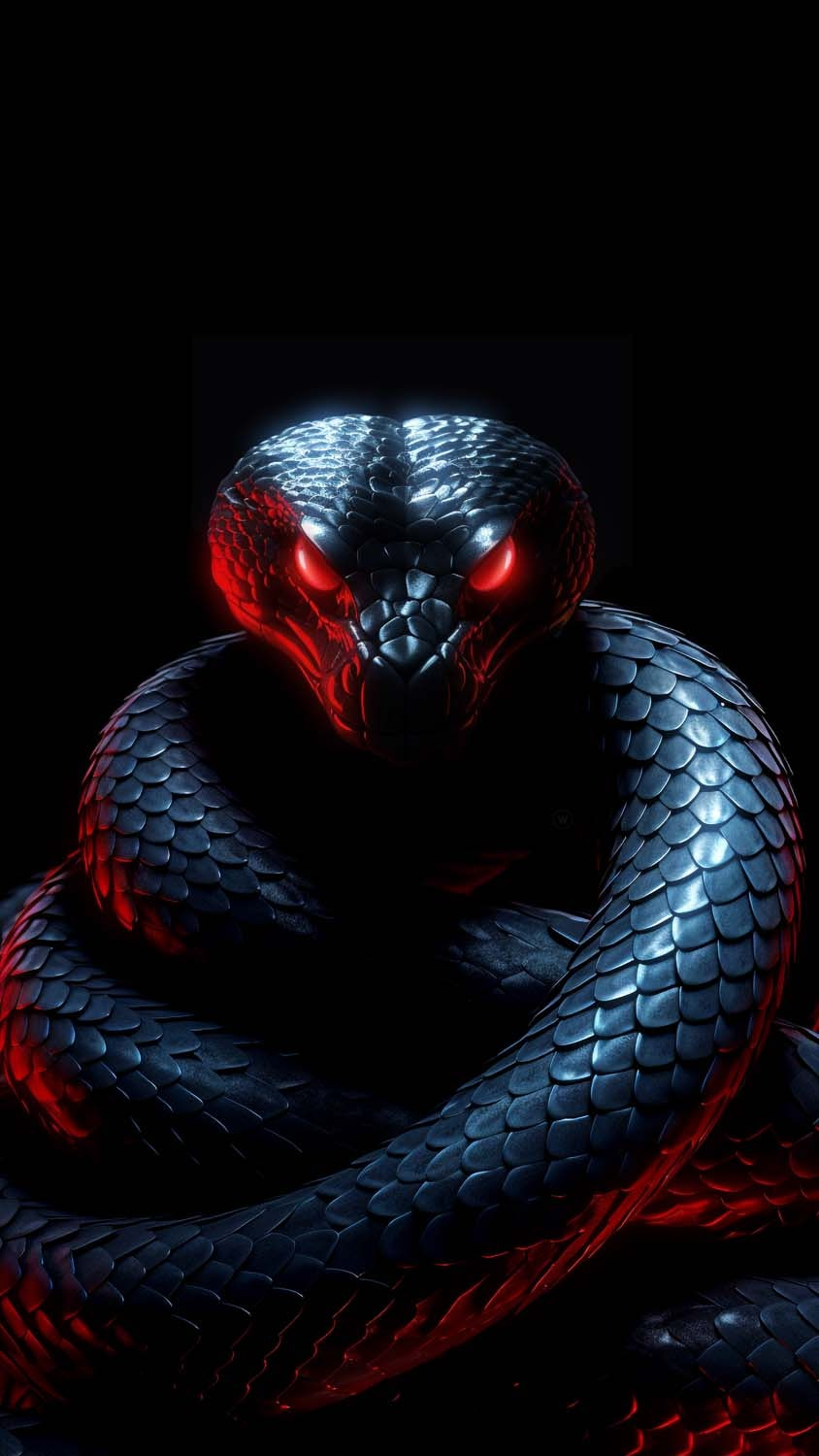 Black Snake iPhone Wallpaper 4K  iPhone Wallpapers