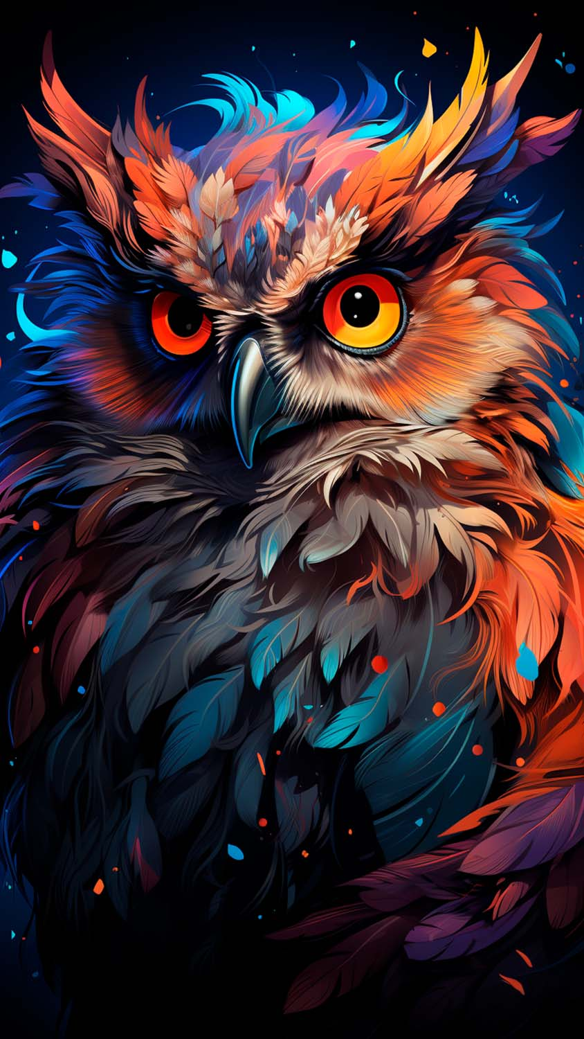 The Owl iPhone Wallpaper 4K  iPhone Wallpapers