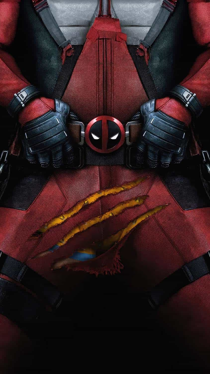 Deadpool Buckling up for Chaos iPhone Wallpaper 4K  iPhone Wallpapers