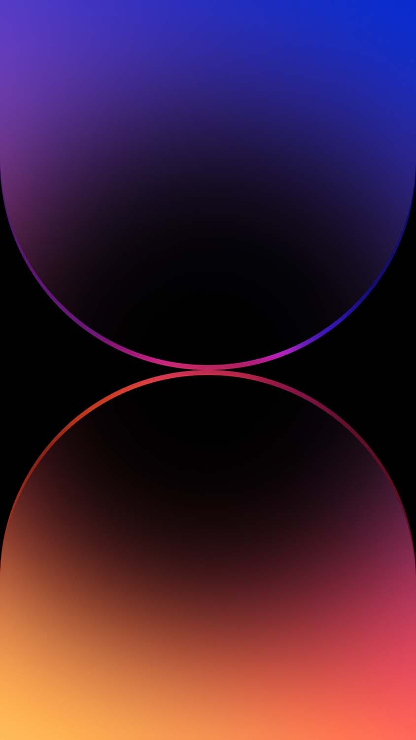iPhone 15 Pro Dual Gradient Abstract Wallpaper  iPhone Wallpapers