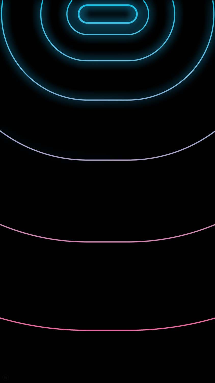 Neon Stripes Dynamic Island iPhone 15 Pro Wallpaper  iPhone Wallpapers