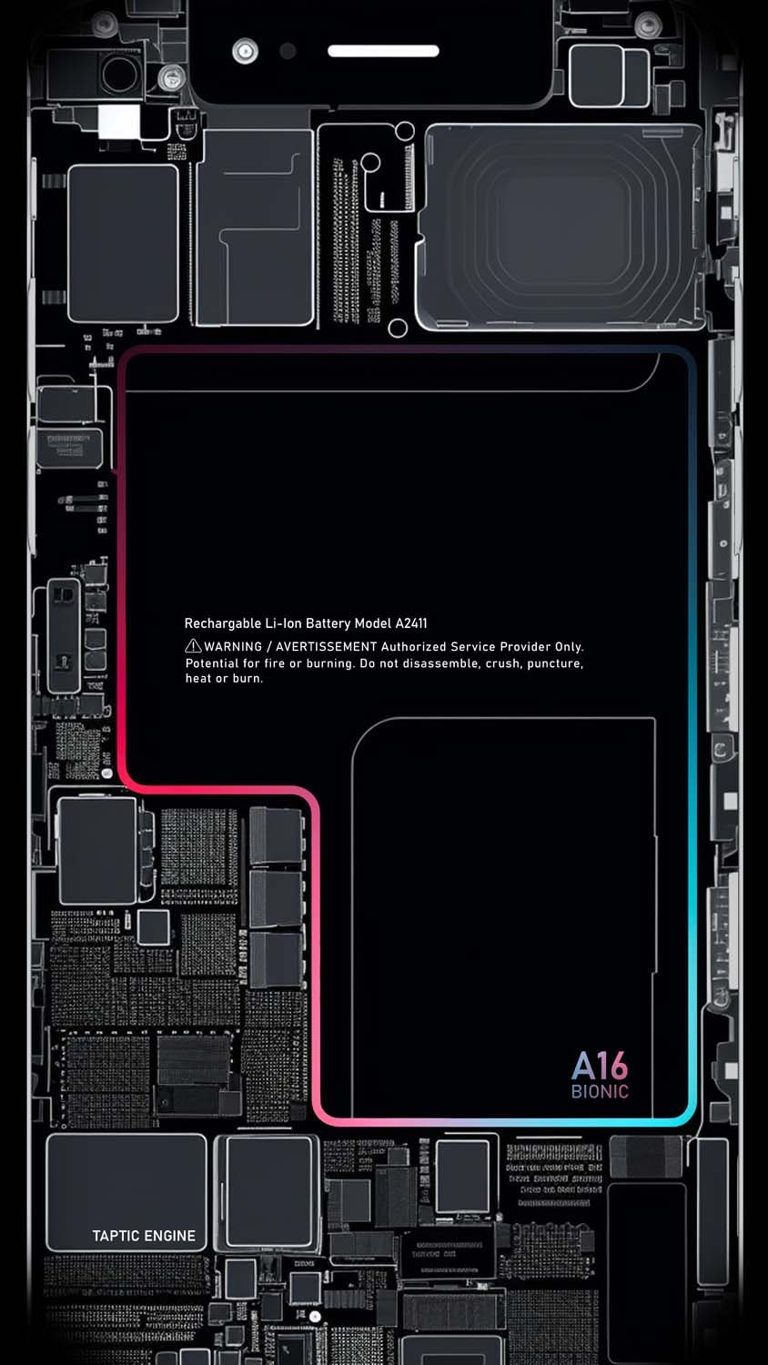 iPhone 15 Schematic Wallpaper  iPhone Wallpapers