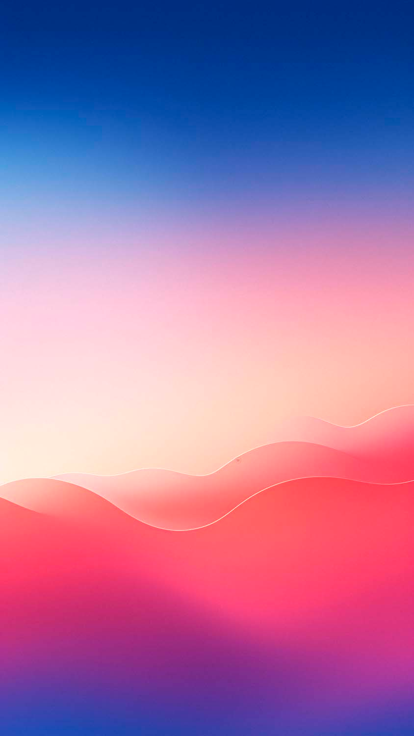 Abstract Gradient Waves iPhone Wallpaper 4K  iPhone Wallpapers