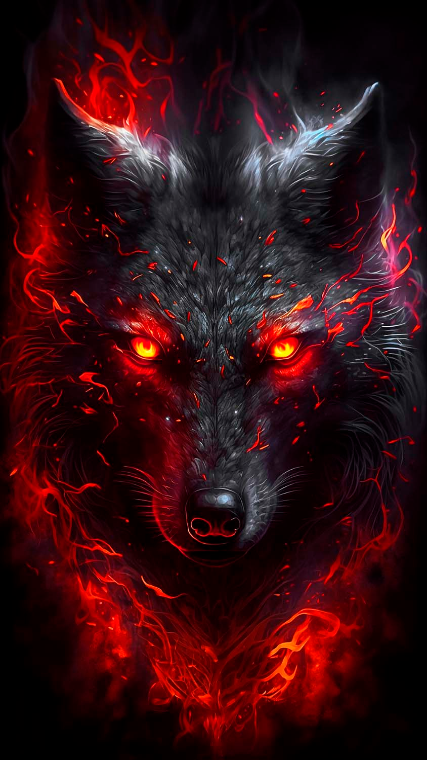 Black Wolf iPhone Wallpaper 4K  iPhone Wallpapers