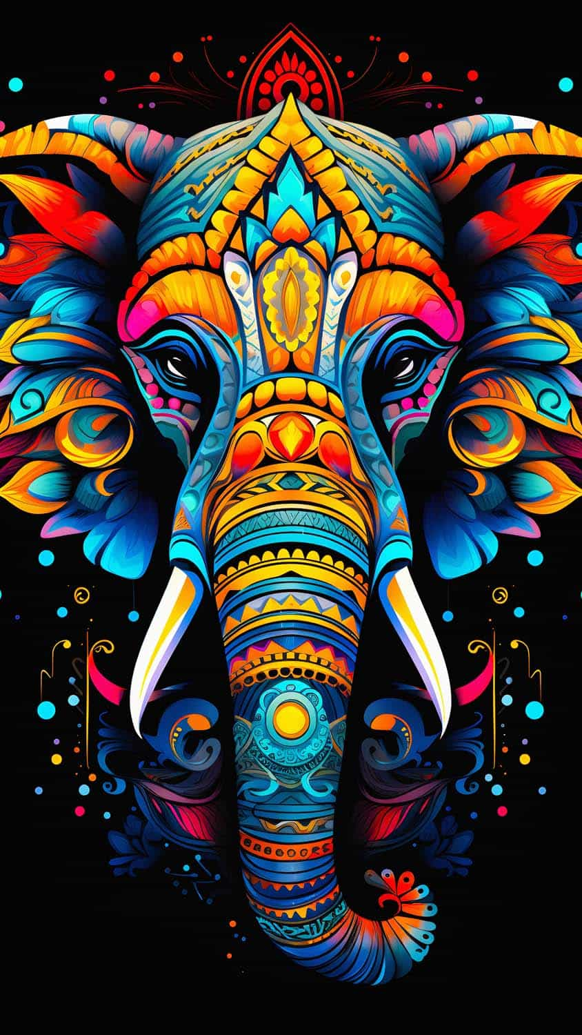 Ganesha Symbol iPhone Wallpaper 4K  iPhone Wallpapers