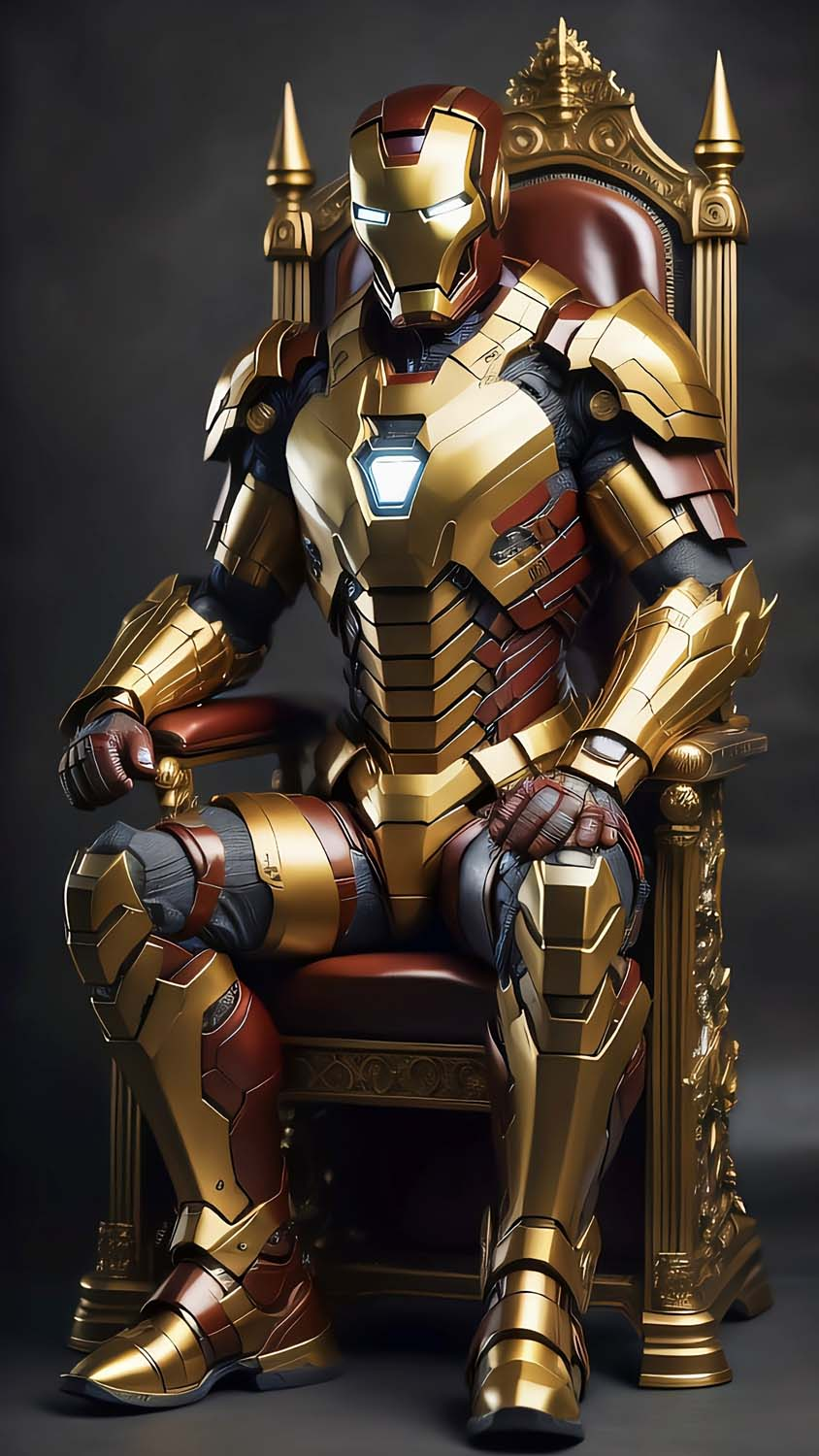 Iron Man Throne iPhone Wallpaper 4K  iPhone Wallpapers