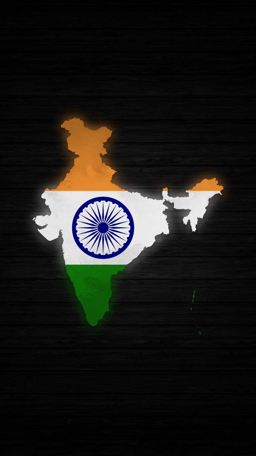 Indian Flag Map iPhone Wallpaper 4K  iPhone Wallpapers