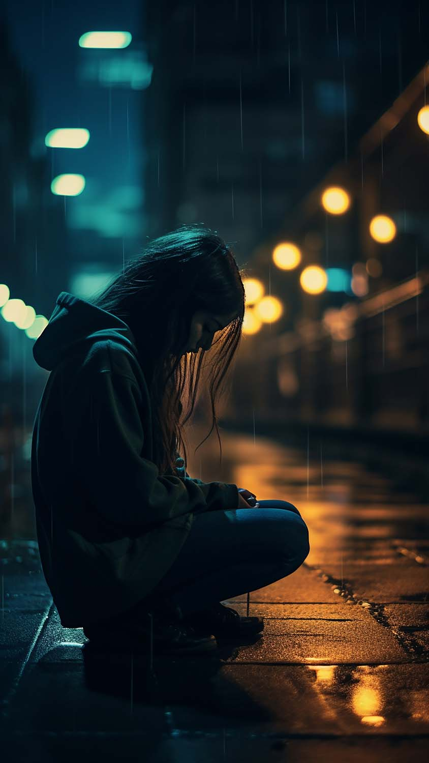 Sad Girl iPhone Wallpaper 4K  iPhone Wallpapers