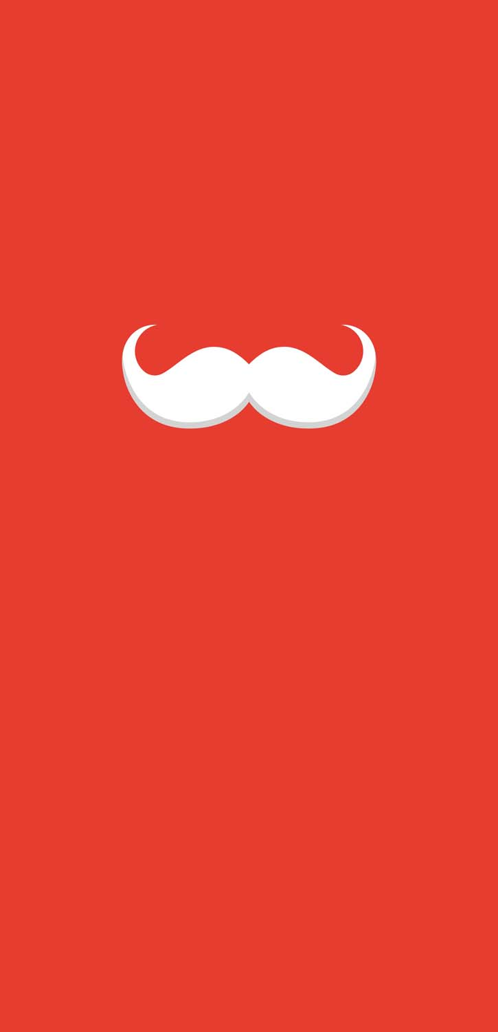 Santa Mustache iPhone Wallpaper 4K  iPhone Wallpapers