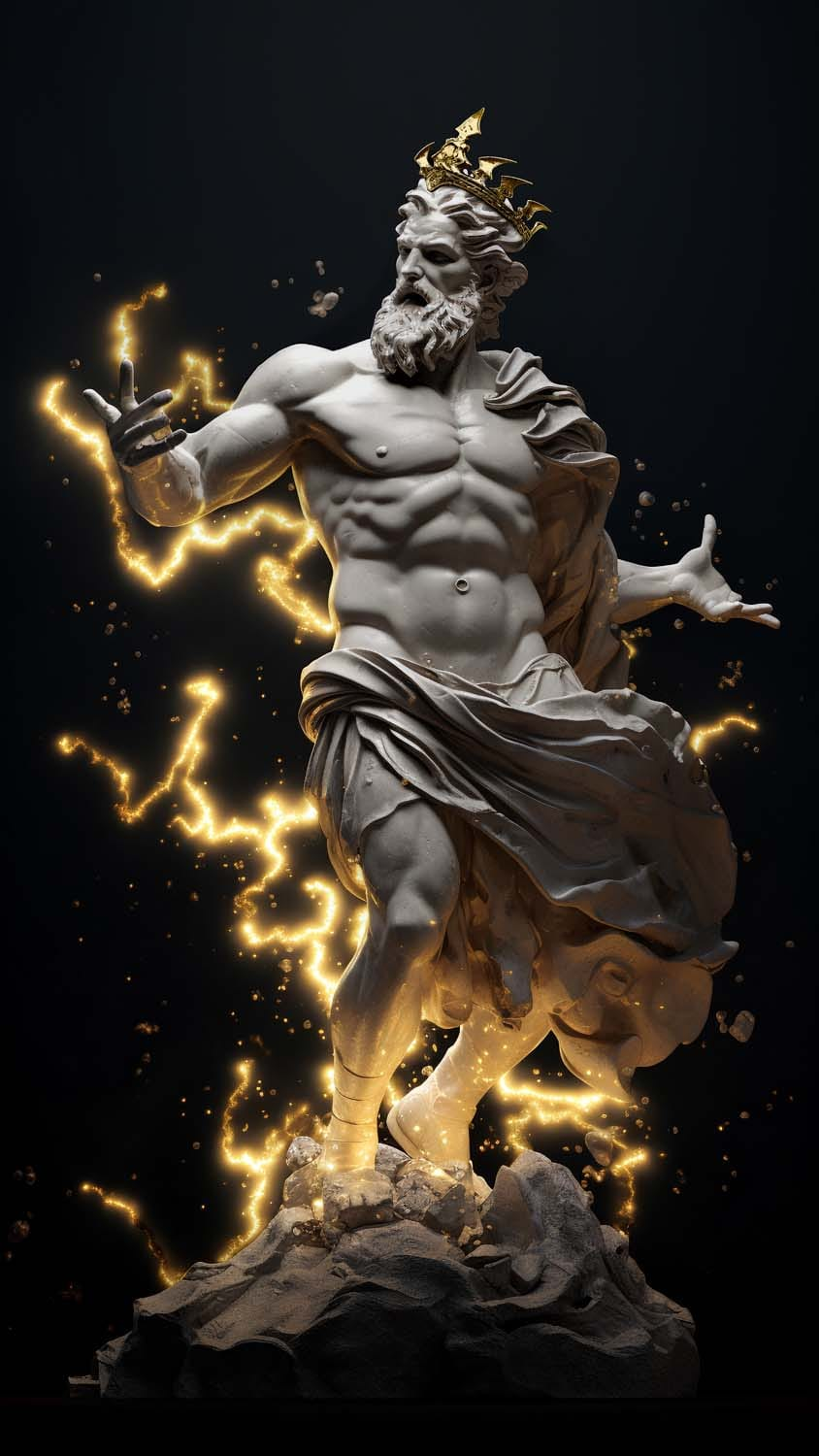 Zeus God iPhone Wallpaper 4K  iPhone Wallpapers