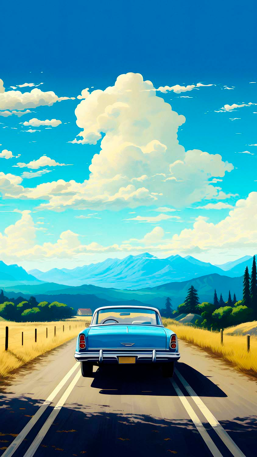 Retro Sky iPhone Wallpaper 4K  iPhone Wallpapers