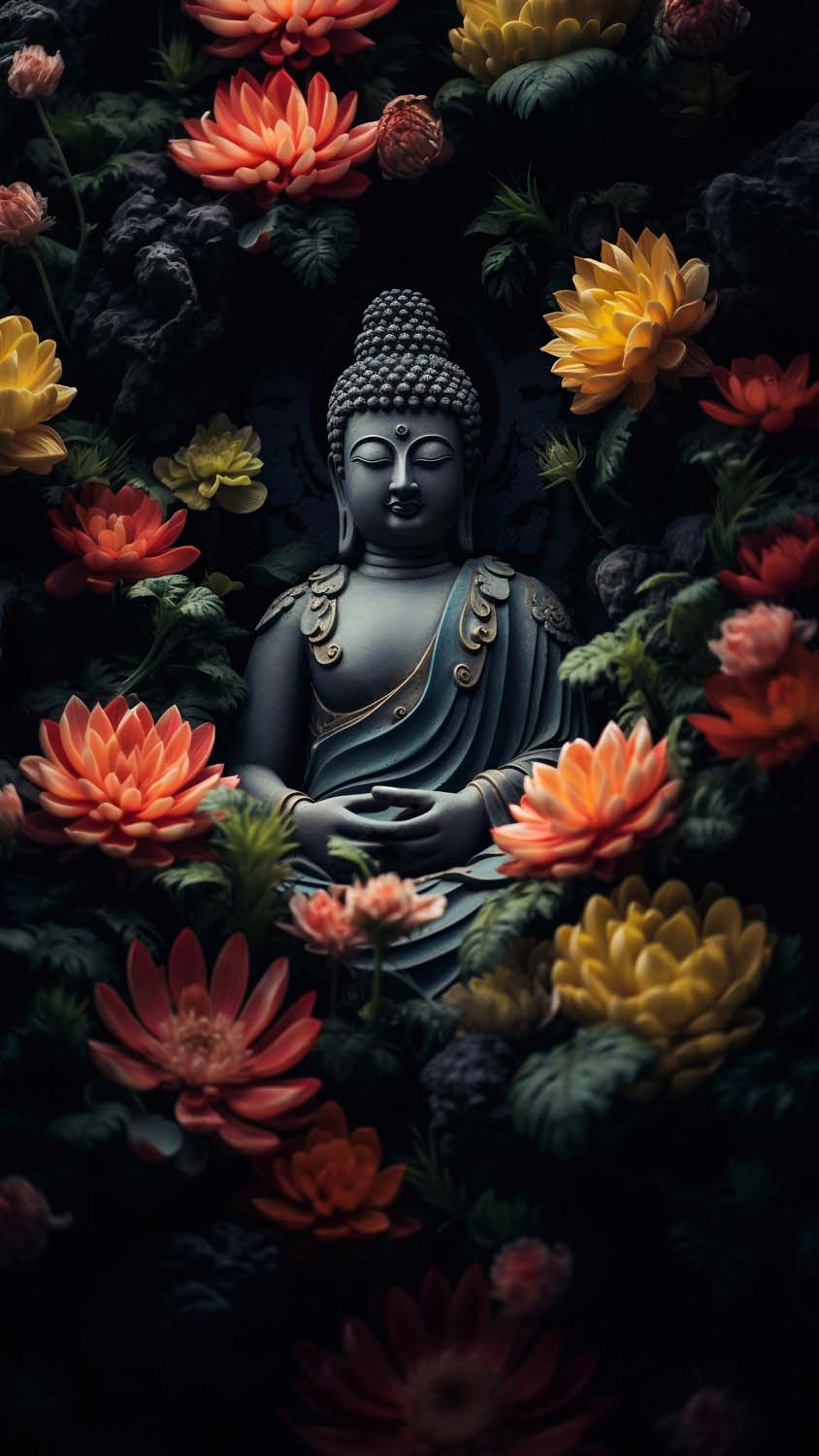 Buddha Meditation iPhone Wallpaper 4K  iPhone Wallpapers
