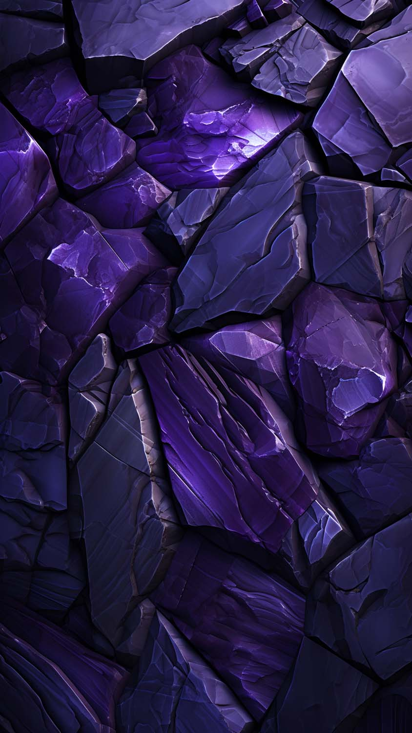Purple Rocks iPhone Wallpaper 4K  iPhone Wallpapers