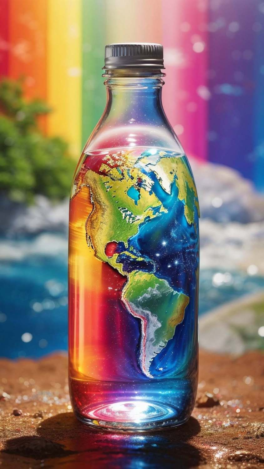 Earth Globe in Glass iPhone Wallpaper 4K  iPhone Wallpapers
