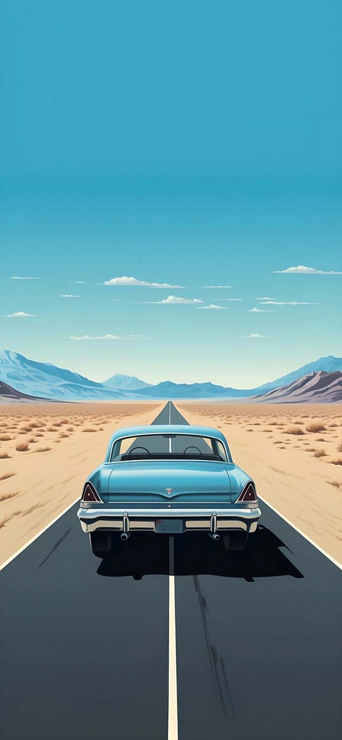 Classic Road iPhone Wallpaper 4K  iPhone Wallpapers