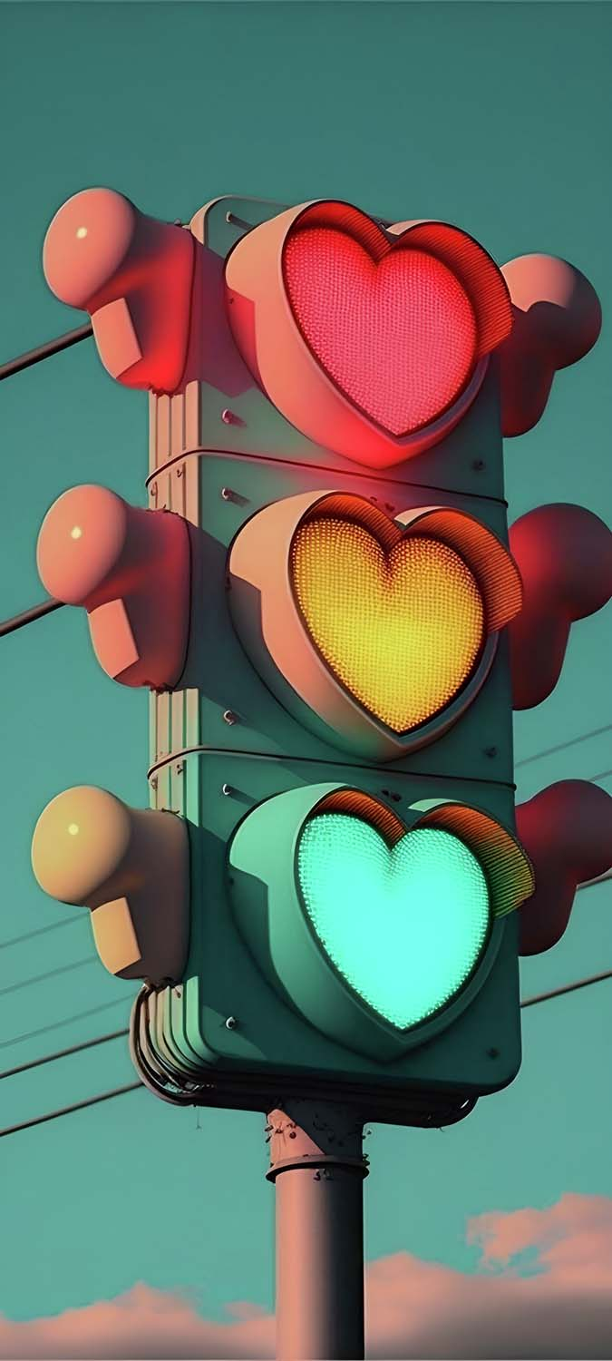 Love Signal iPhone Wallpaper 4K  iPhone Wallpapers