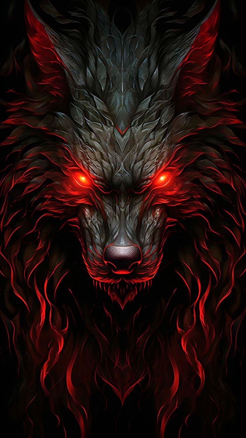 Wolf God iPhone Wallpaper 4K  iPhone Wallpapers