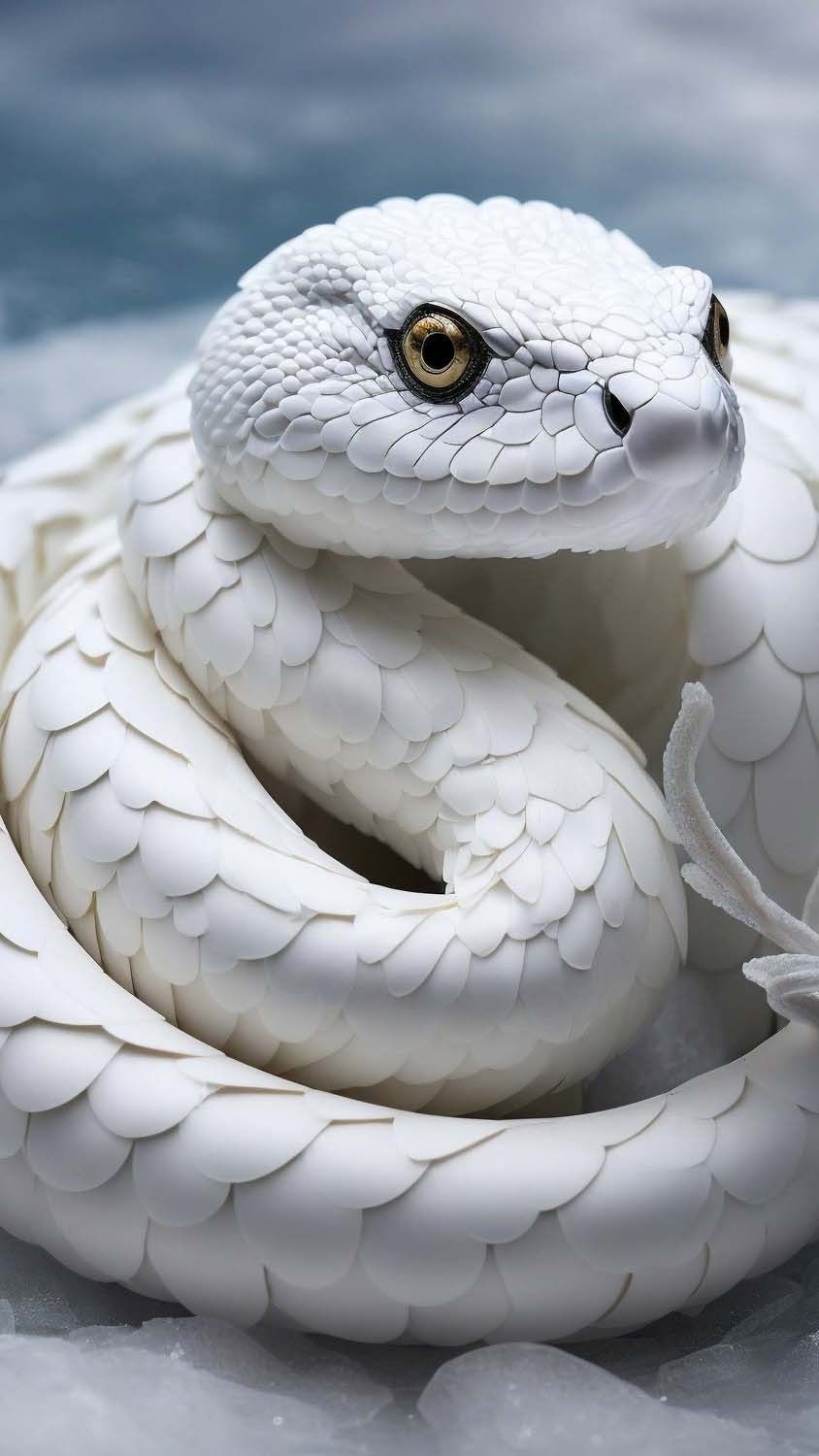 White Python iPhone Wallpaper 4K  iPhone Wallpapers