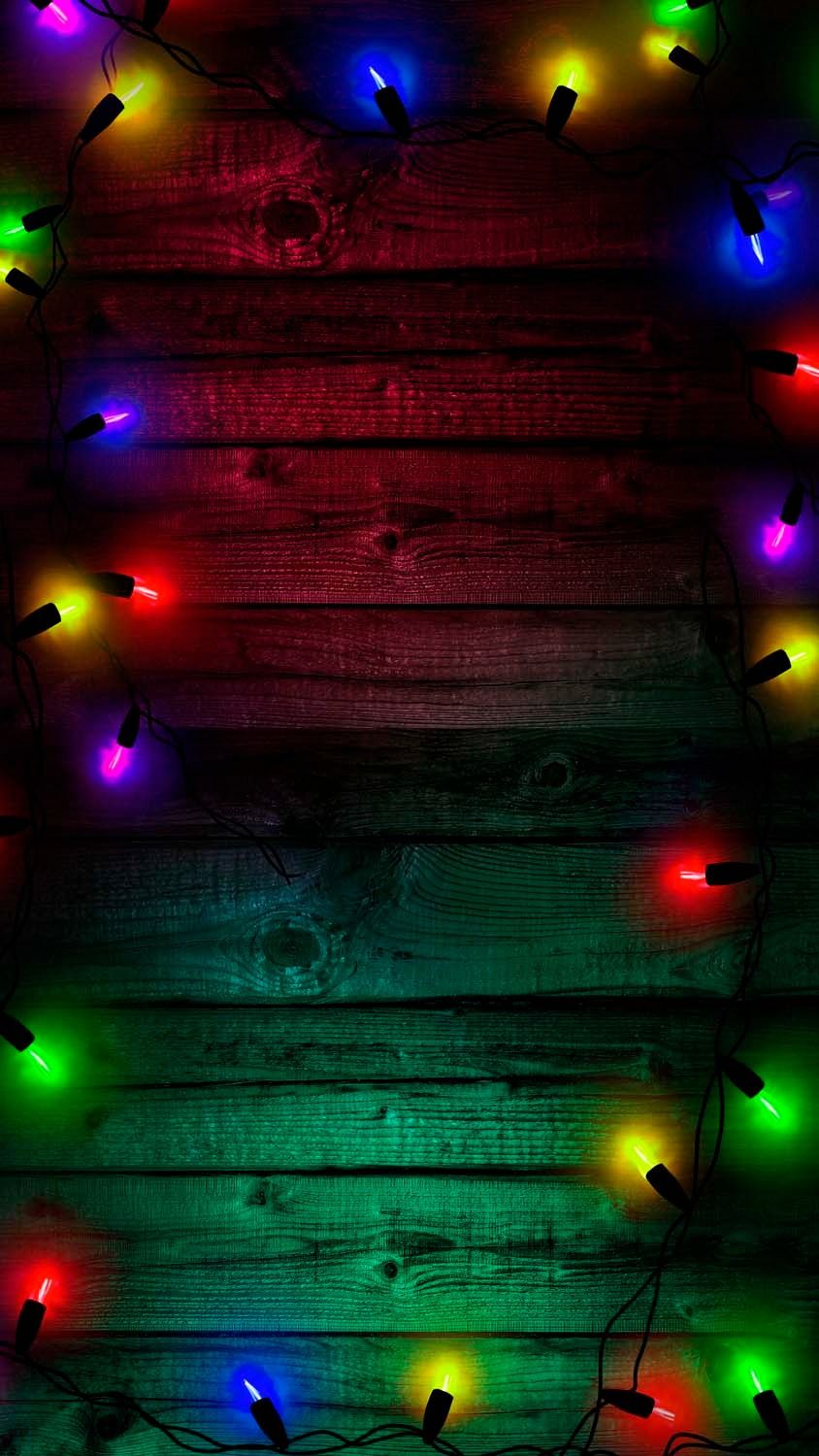 Xmas String Lights iPhone Wallpaper  iPhone Wallpapers