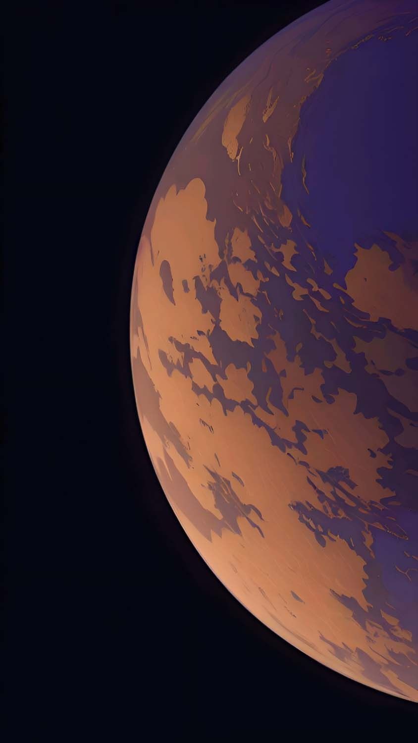 Mars Minimal iPhone Wallpaper  iPhone Wallpapers