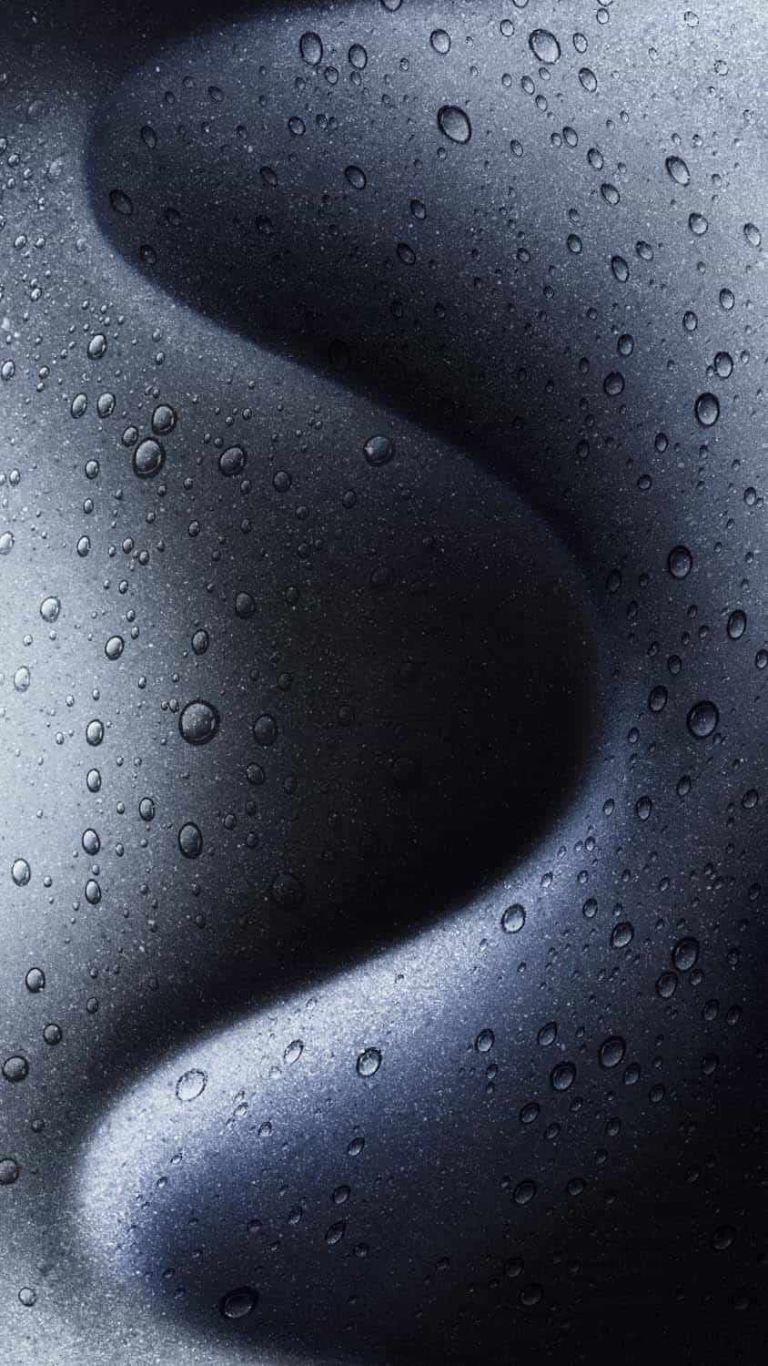iPhone 15 Pro Titanium Water Drops Wallpaper 1  iPhone Wallpapers
