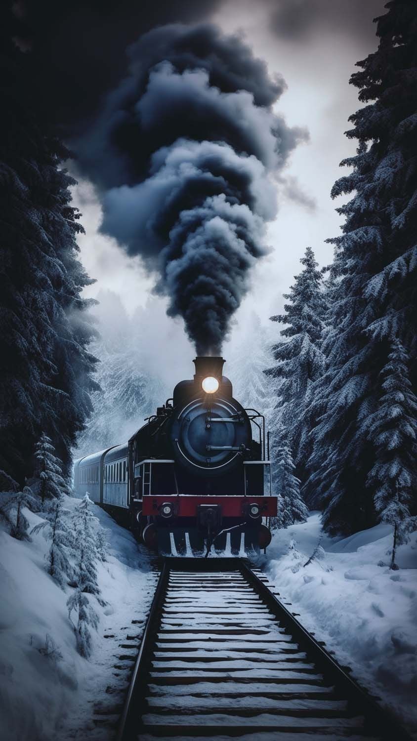 Winter Express iPhone Wallpaper  iPhone Wallpapers