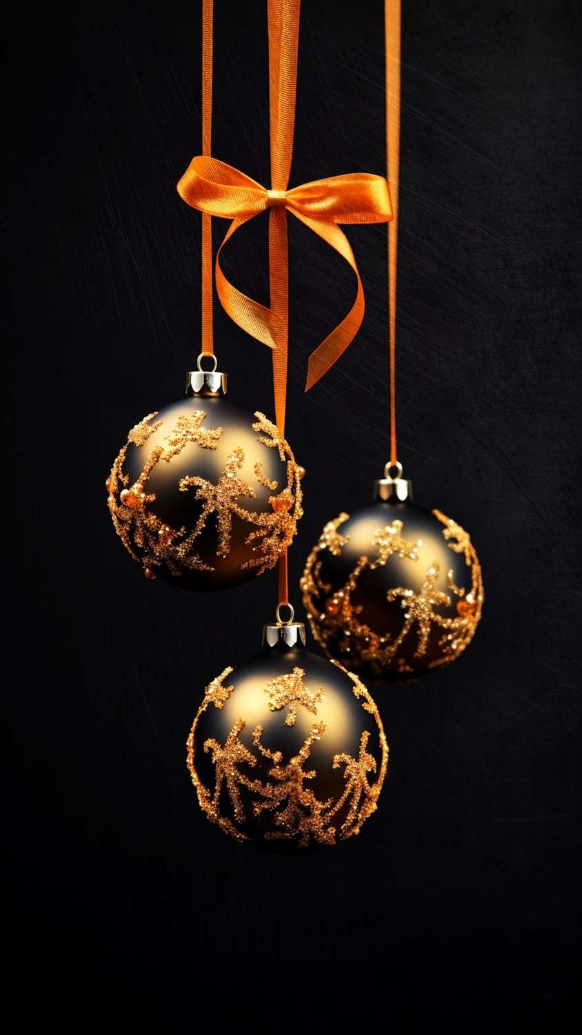 Golden Balls xmas iPhone Wallpaper  iPhone Wallpapers