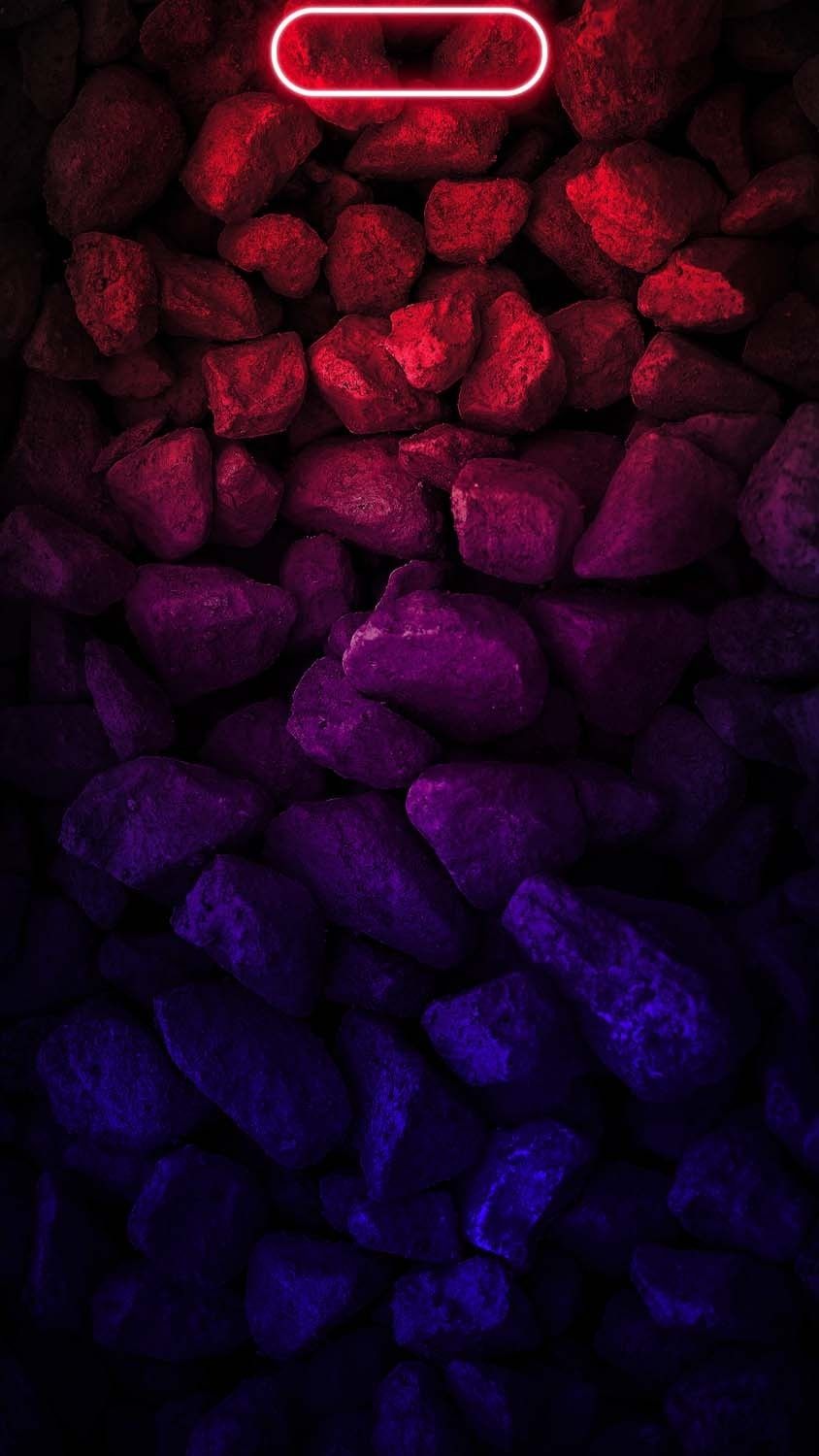 iPhone 15 Pro Dynamic Island Neon Stones Wallpaper  iPhone Wallpapers