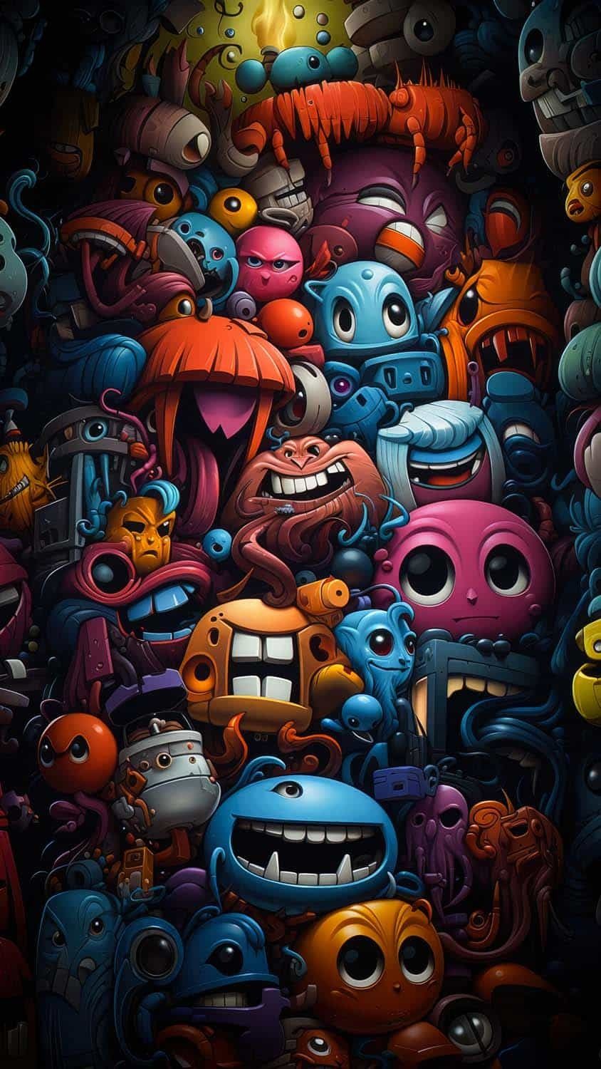 Little Monsters iPhone Wallpaper  iPhone Wallpapers