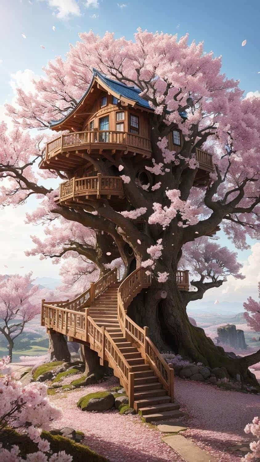 Tree House iPhone Wallpaper  iPhone Wallpapers