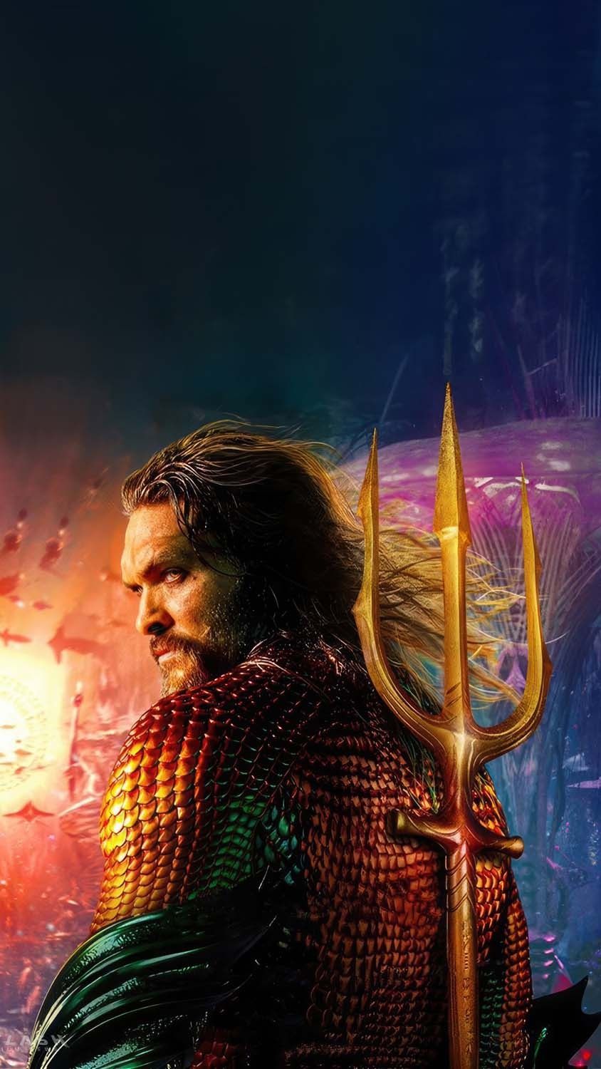 Aquaman and the lost Kingdom movie iPhone Wallpaper  iPhone Wallpapers