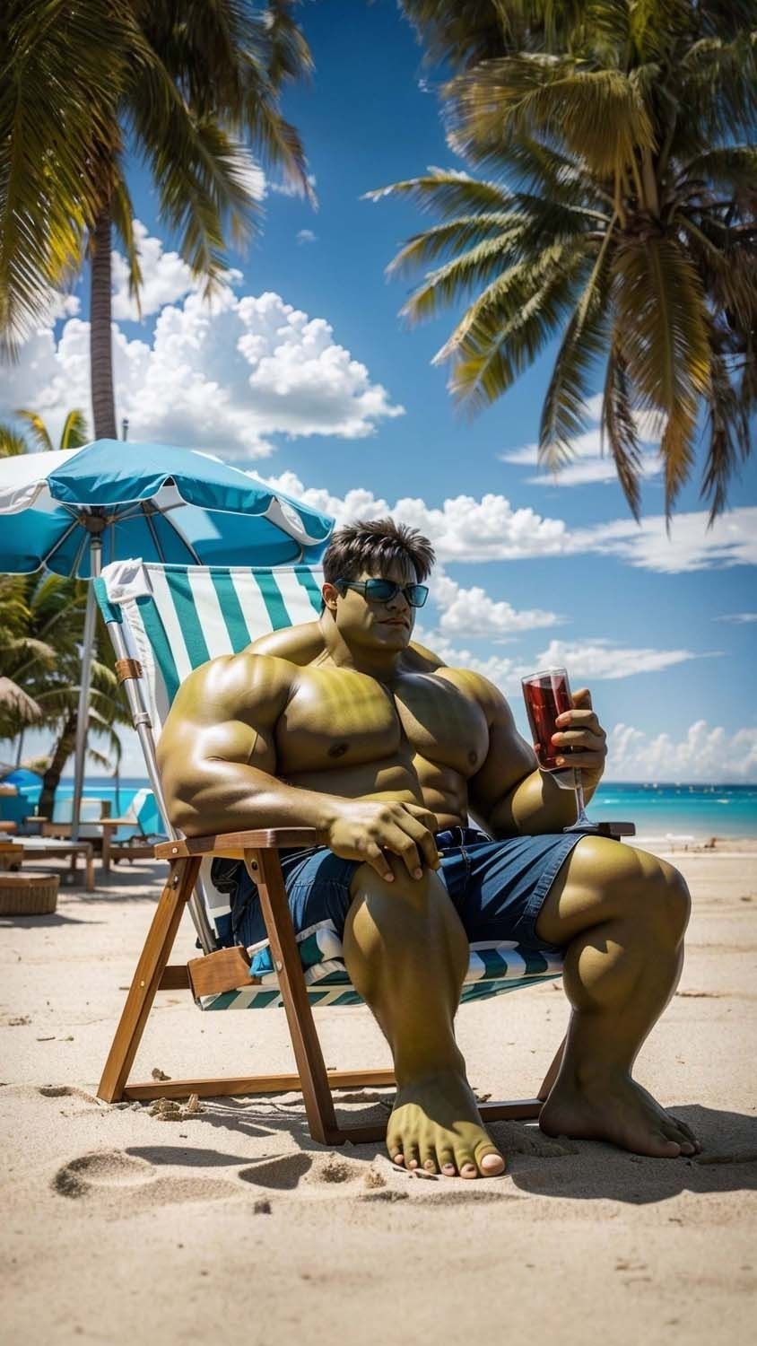 Hulk on Vacation iPhone Wallpaper  iPhone Wallpapers