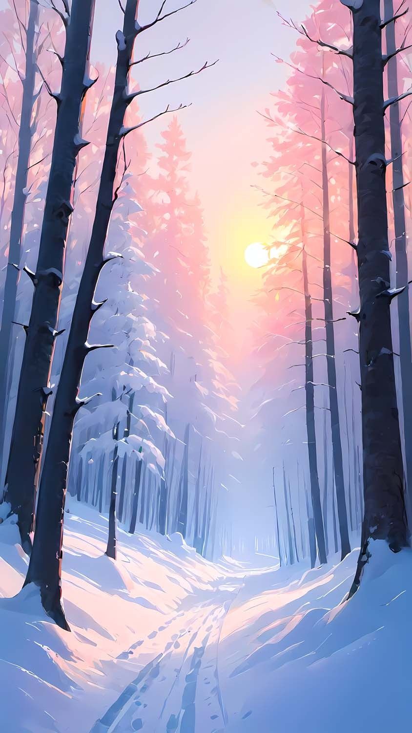 Snowy Forest iPhone Wallpaper  iPhone Wallpapers