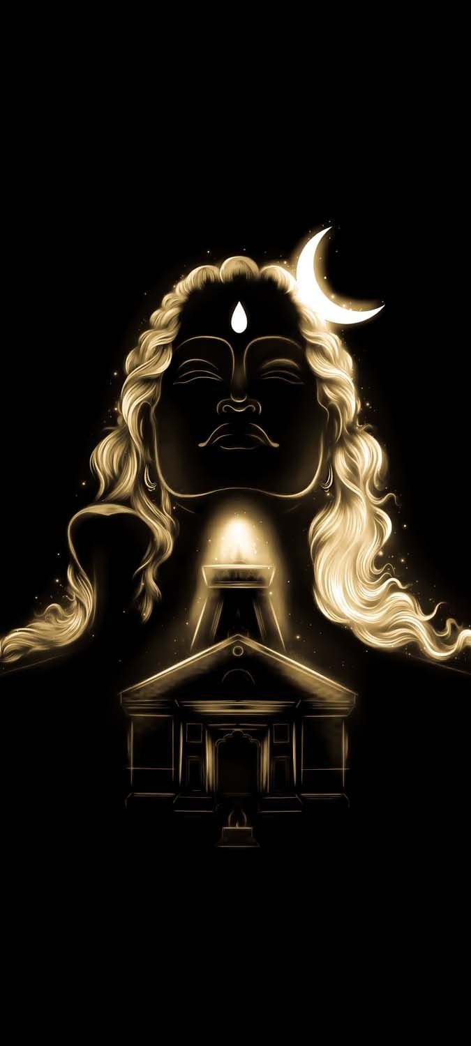 Shiva Kedarnath iPhone Wallpaper