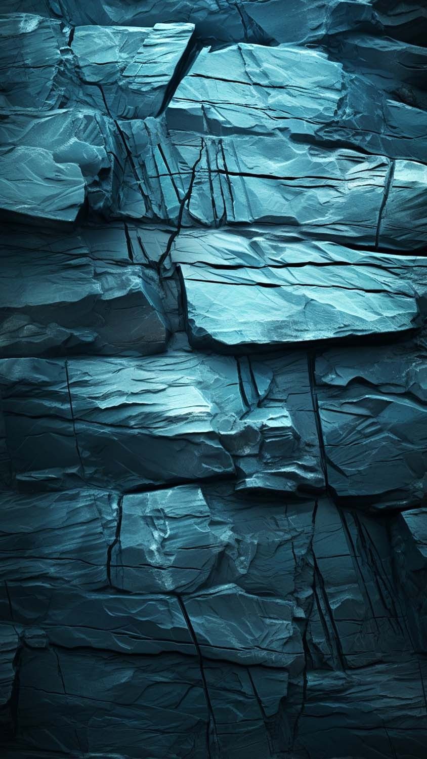 Blue Stone Rock iPhone Wallpaper