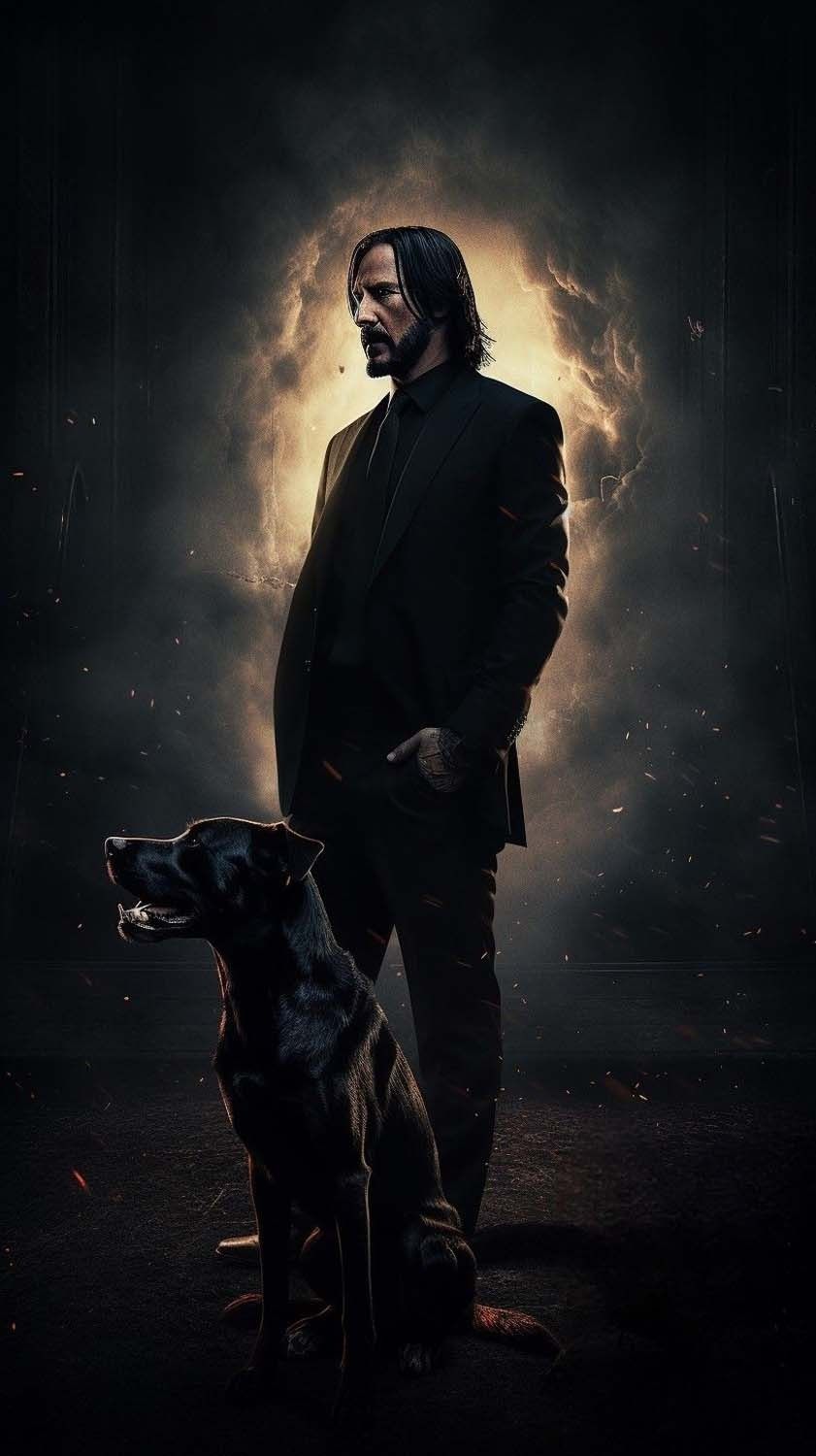 John Wicks Dog iPhone Wallpapers