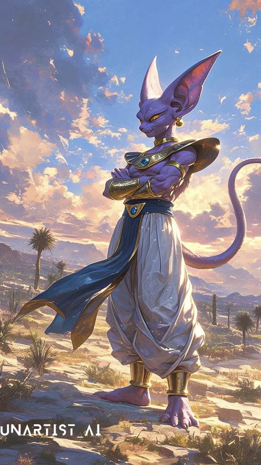 Beerus the God of Destruction iPhone Wallpaper HD