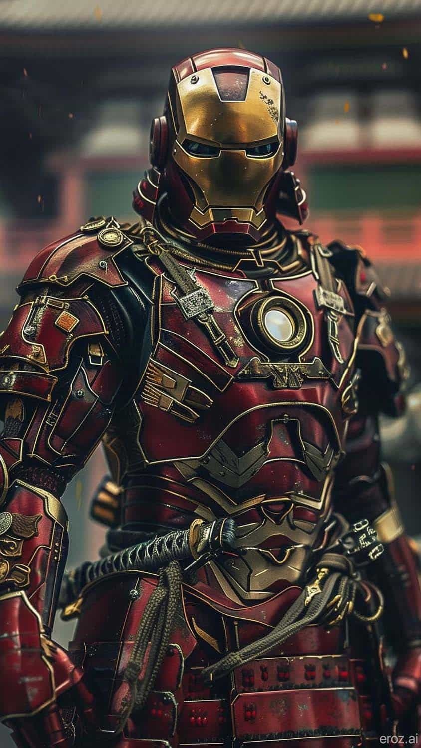 Iron Man Samurai iPhone Wallpaper HD