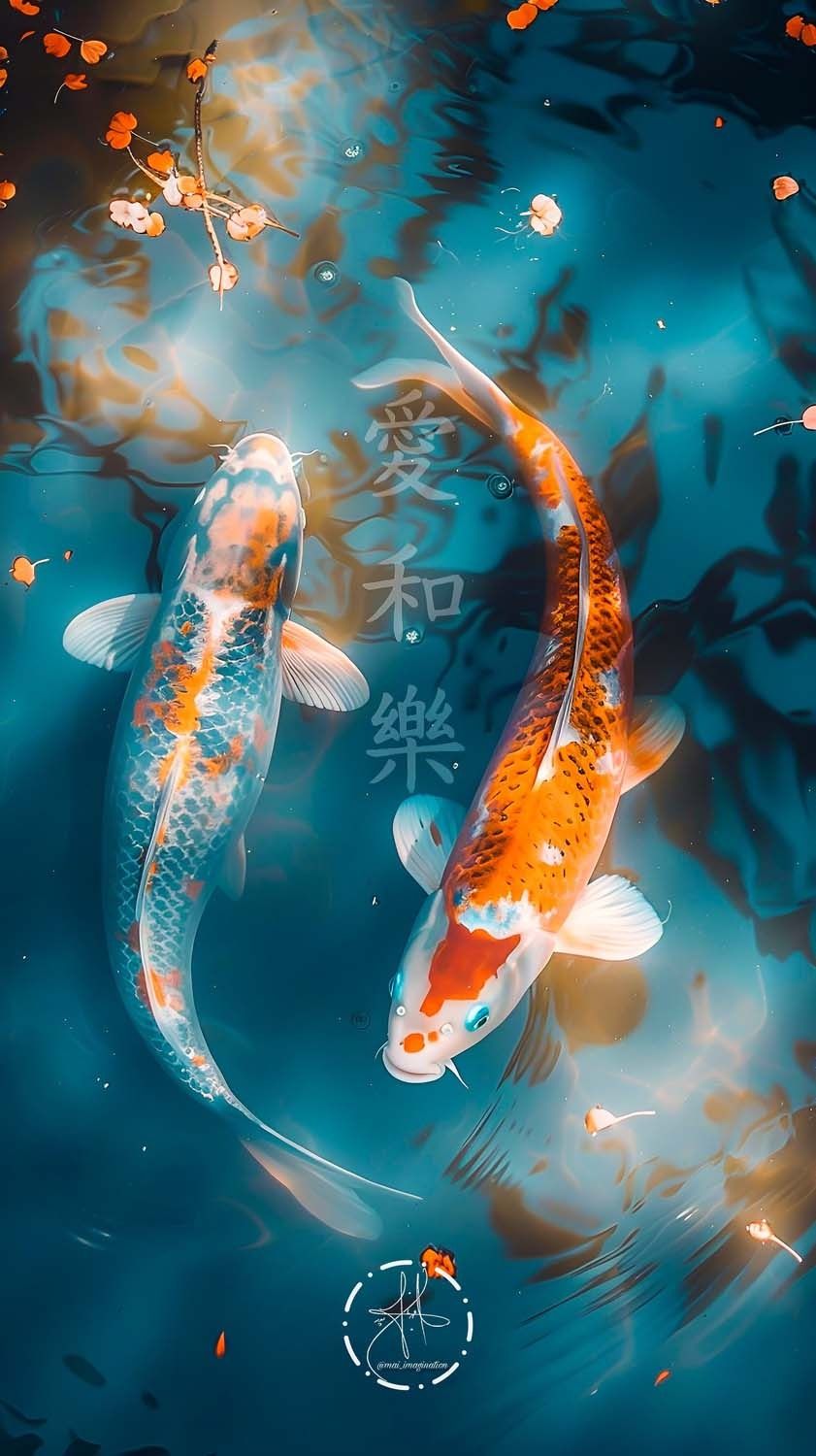 Koi Fish iPhone Wallpaper HD