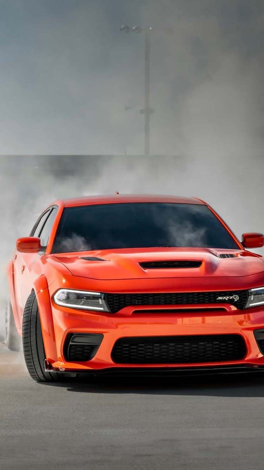 Dodge Burnout iPhone Wallpaper HD