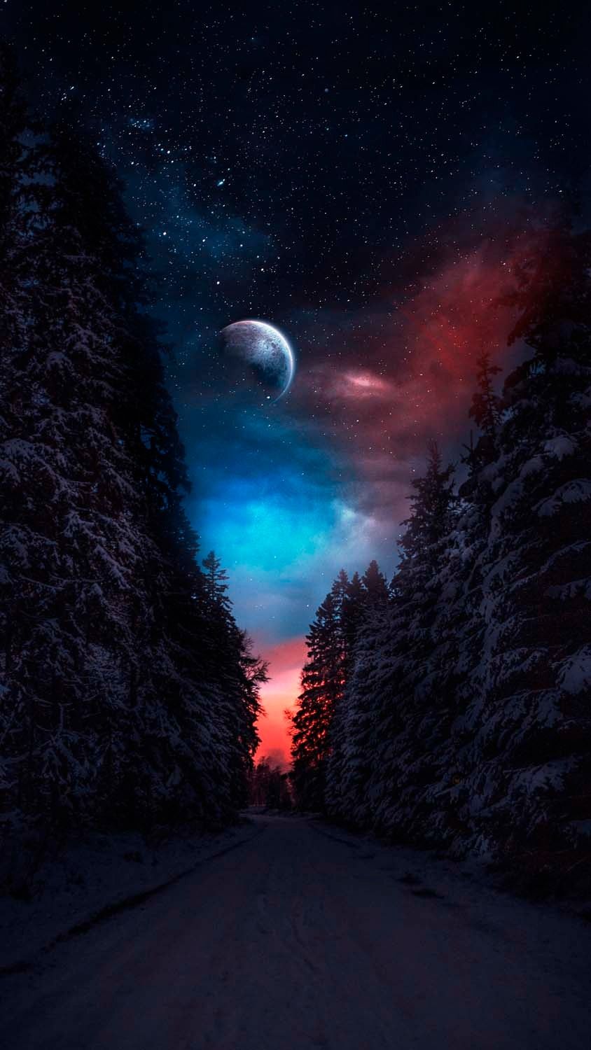 Stellar Night iPhone Wallpaper HD