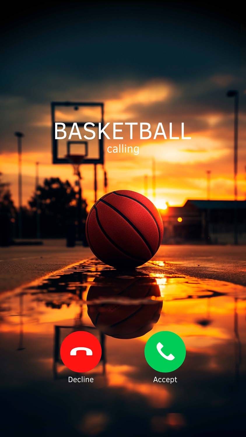 Basketball Calling iPhone Wallpaper HD