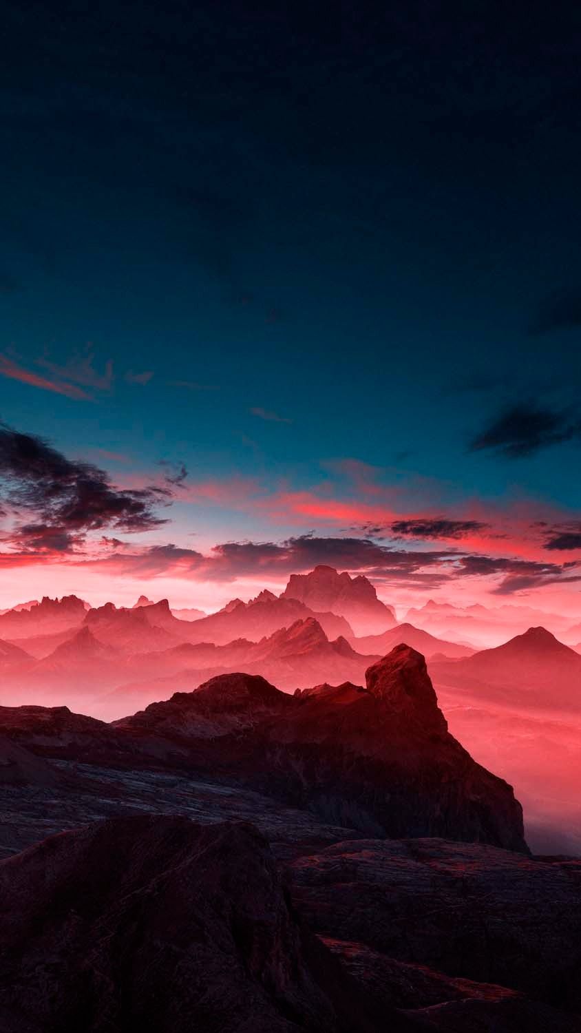 Mountains Sunrise