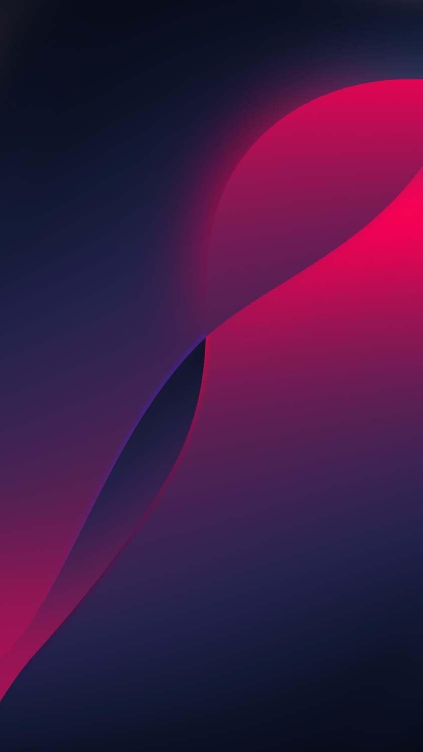 iOS 18 Abstract Pink Wallpaper