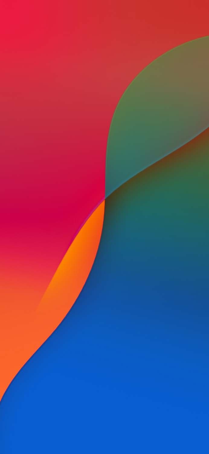 iOS 18 Colorful Abstract Wallpaper