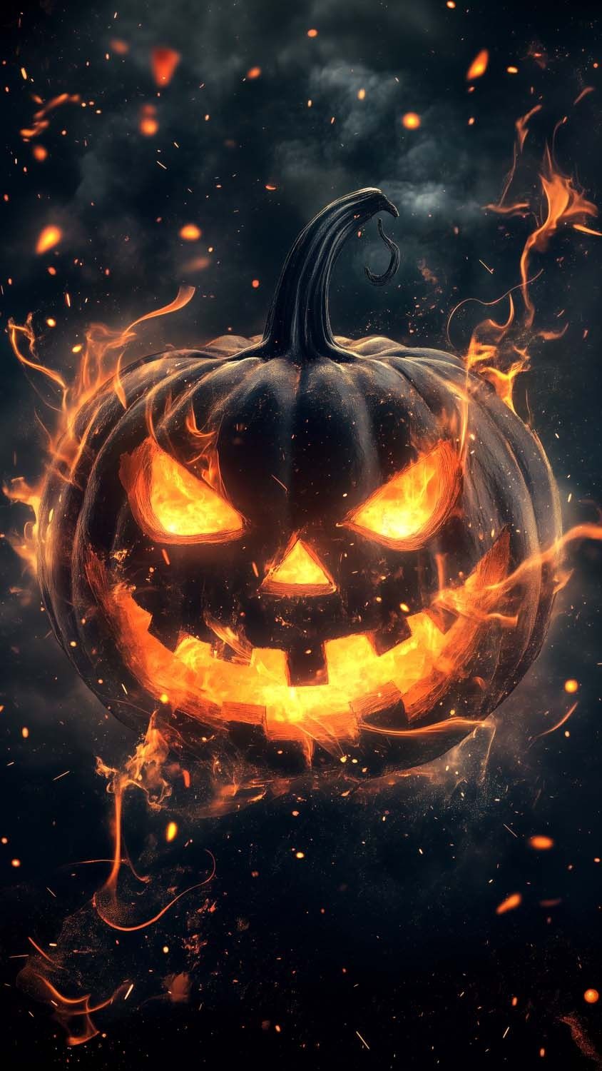 Halloween Pumpkin Scary Wallpaper