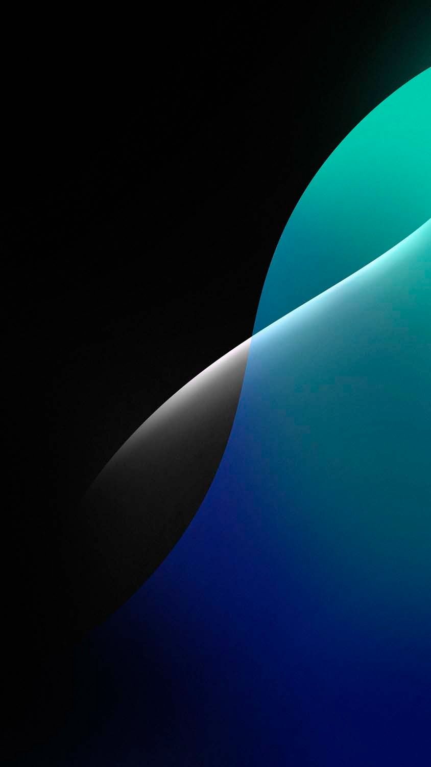 iOS 18 Abstract Black Wallpaper