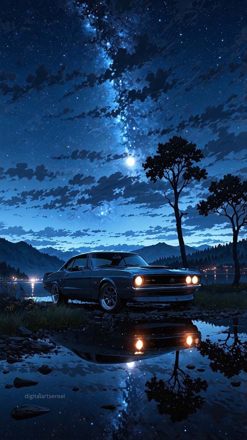 Muscle Car Midnight Wallpaper